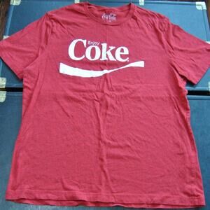 Coca-Cola Enjoy Coke Red w/ White Logo Short Sleeve Shirt 2X-Large